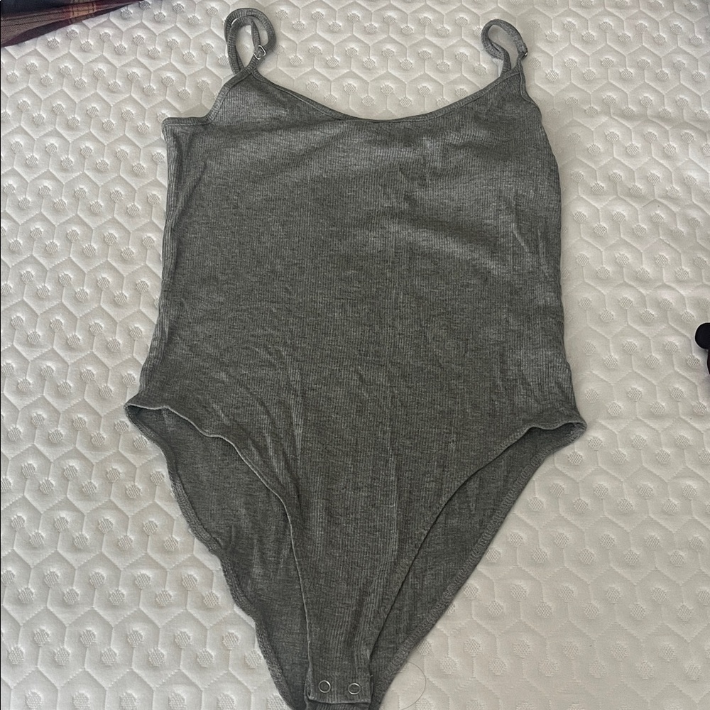 Forever 21 Charcoal Bodysuit